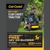 Cub cadet tractor promo